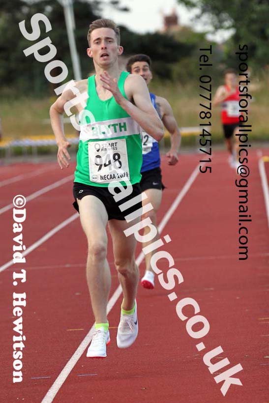 1500 metres, 2021 North East Grand Prix 5, Monkton, Wednesday, July 21st. Photo: David T. Hewitson/Sports for All Pics